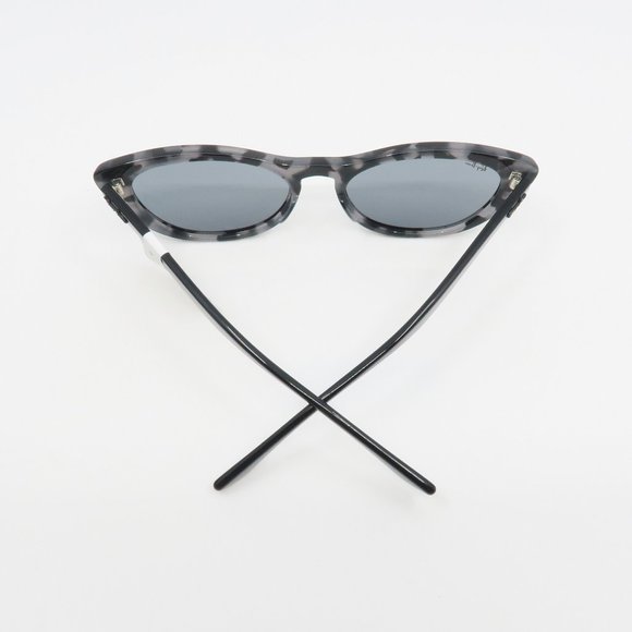 Ray-Ban RB 4314N 1250/Y5 NINA Black and Grey Tortoise Cat Eye New Sunglasses - Picture 5 of 6